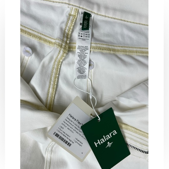 HALARA Flex High Waisted Pockets Rolled Hem Wide Leg Jeans - Picture 6 of 14